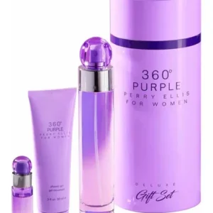 PERRY ELLIS 360° PURPLE GIFT SET FOR WOMEN