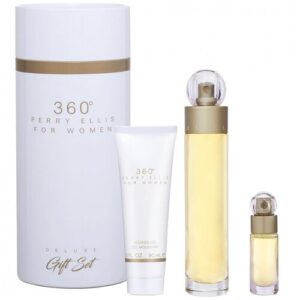 PERRY ELLIS 360° WHITE GIFT SET FOR WOMAN