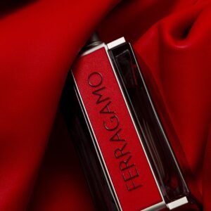 FERRAGAMO RED LEATHER CABALLERO